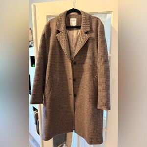 Abercrombie & Fitch Women's houndstooth- Black and Brown